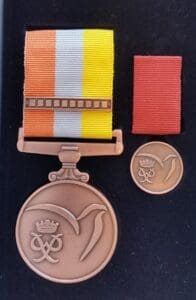 Long Service Medal in Case
